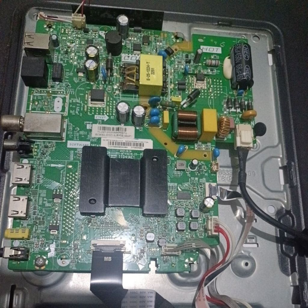 mb mainboard tv led panasonic TH-32LS600G 32ls600g original soket kecil data tcon CSOT