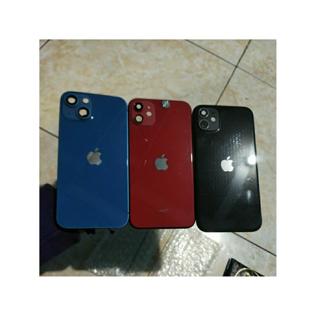 HOUSING BACKDOR TUTUP BELAKANG IPHONE 13,12,11, KONDISI FISIK SEPERTI DI GAMBAR ORIGINAL COPOTAN BER