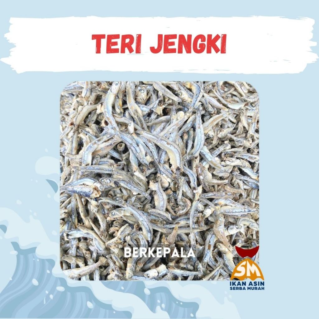 Teri Jengki Super | Ikan Asin Teri Jengki