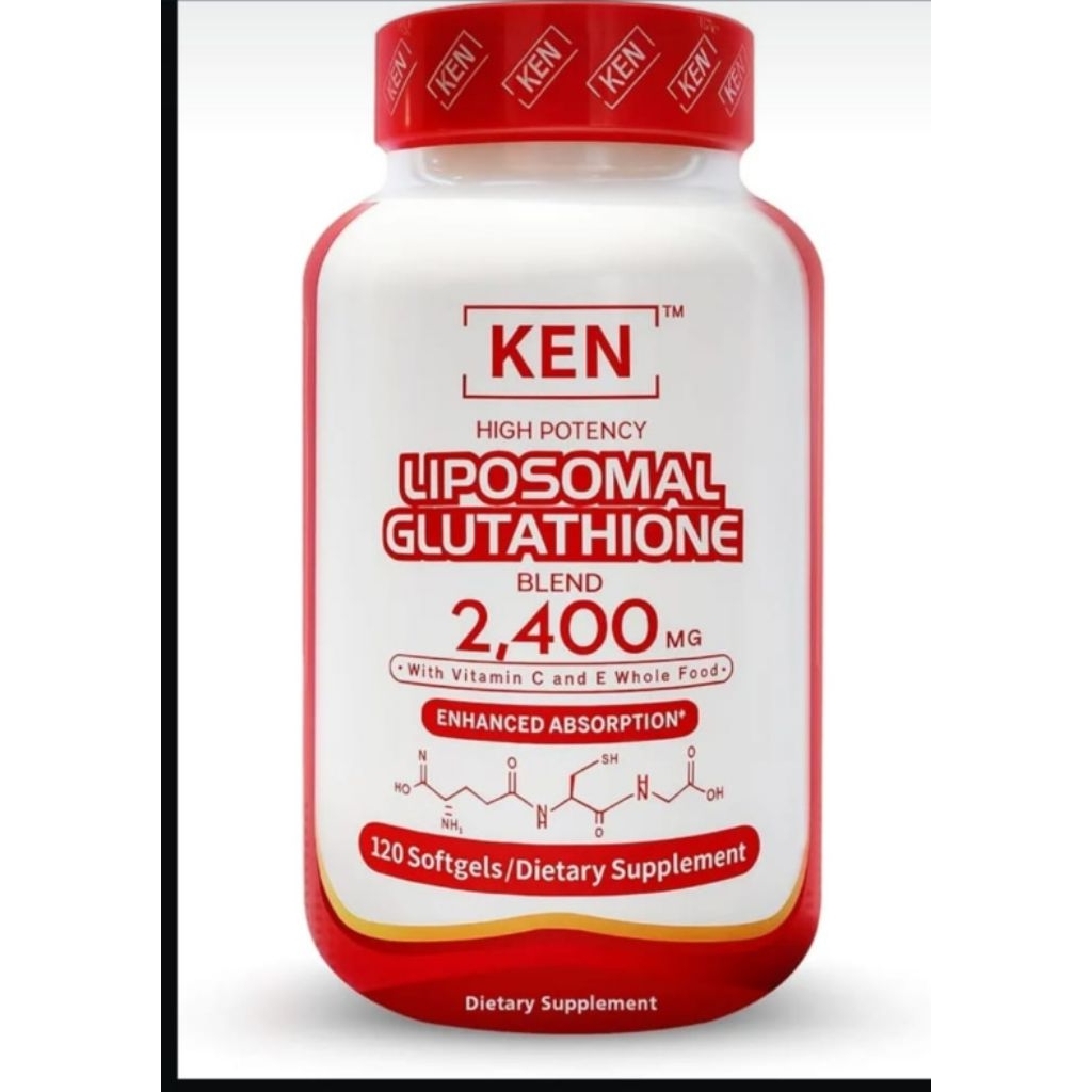 KEN High Potency Liposomal Glutathione with MCT Oil, Antioxidant for Cell Protection, Immune & Liver
