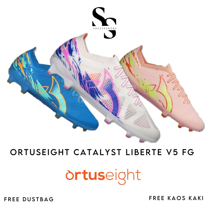 Sepatu Futsal Ortuseight Catalyst Liberte V5 FG Original Sepatu Sepak Bola Ortus Football Soccer Sho