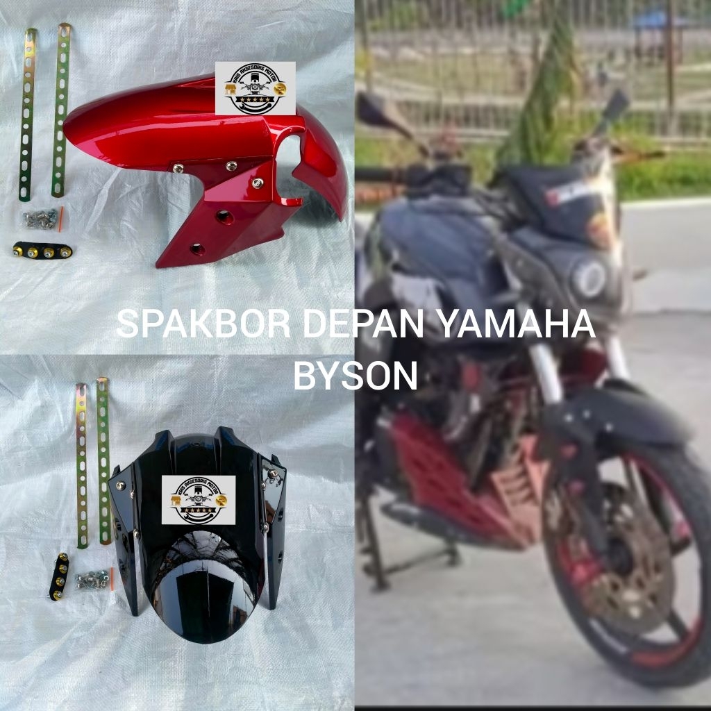 SPAKBOR DEPAN YAMAHA BYSON SPAKBOR DEPAN BYSON MODEL NINJA 250 FI PLUS BREKET