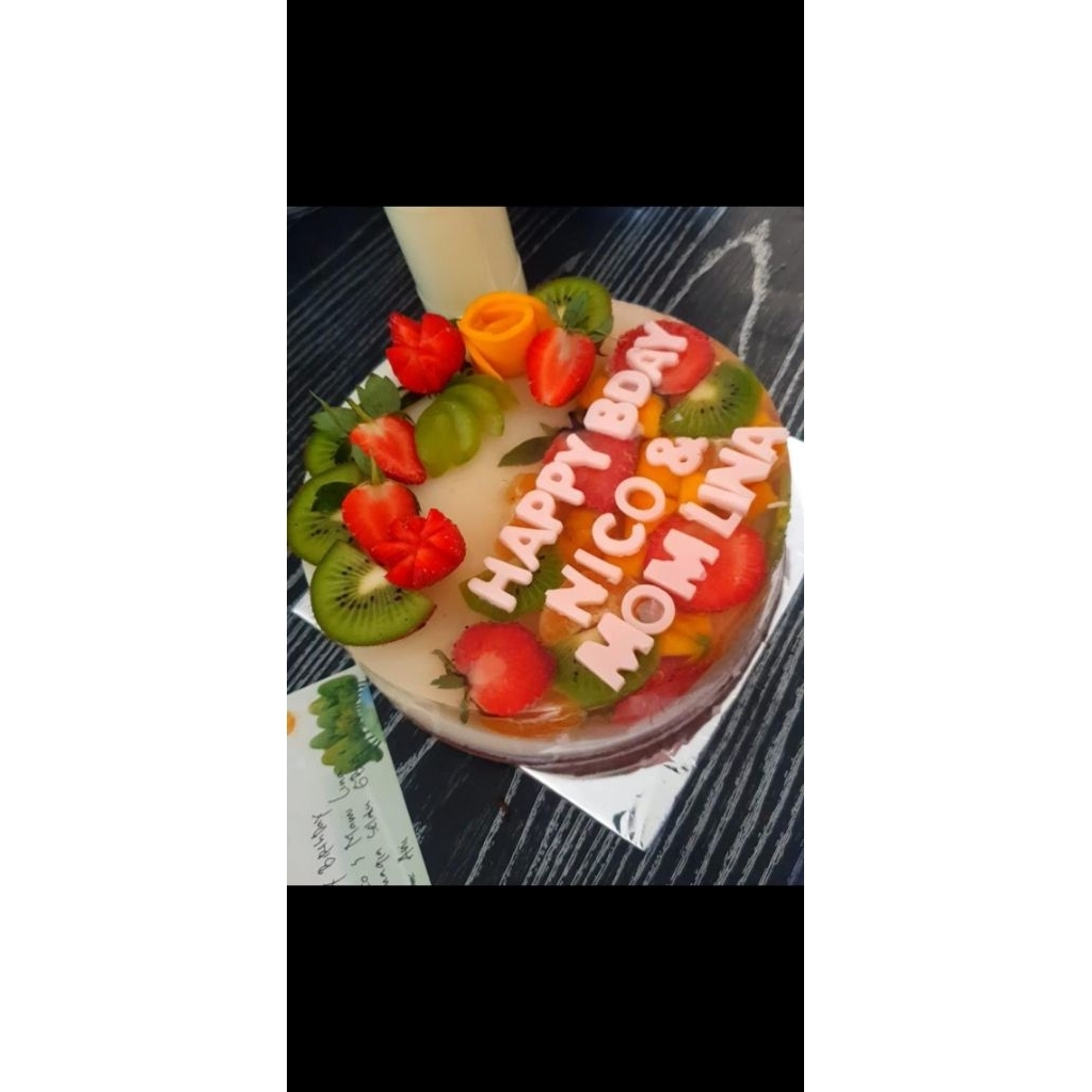 puding kaca buah cantik