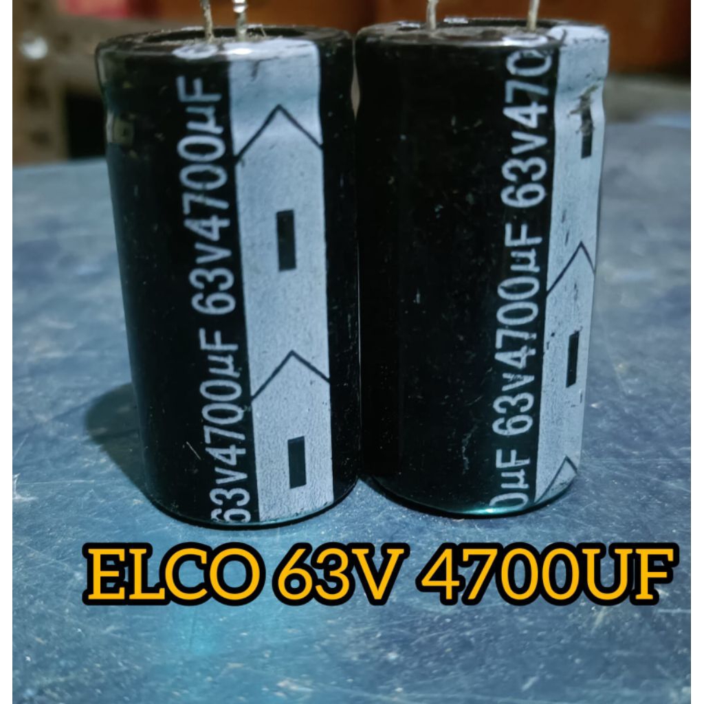 ELCO 63V 4700 UF CABUTAN