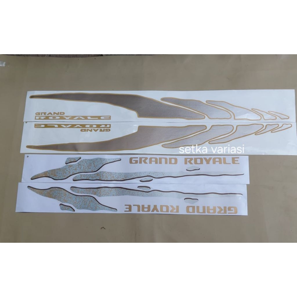 sticker stiker list body panther grand royal / stiker panther gran royal / sticker samping grand roy