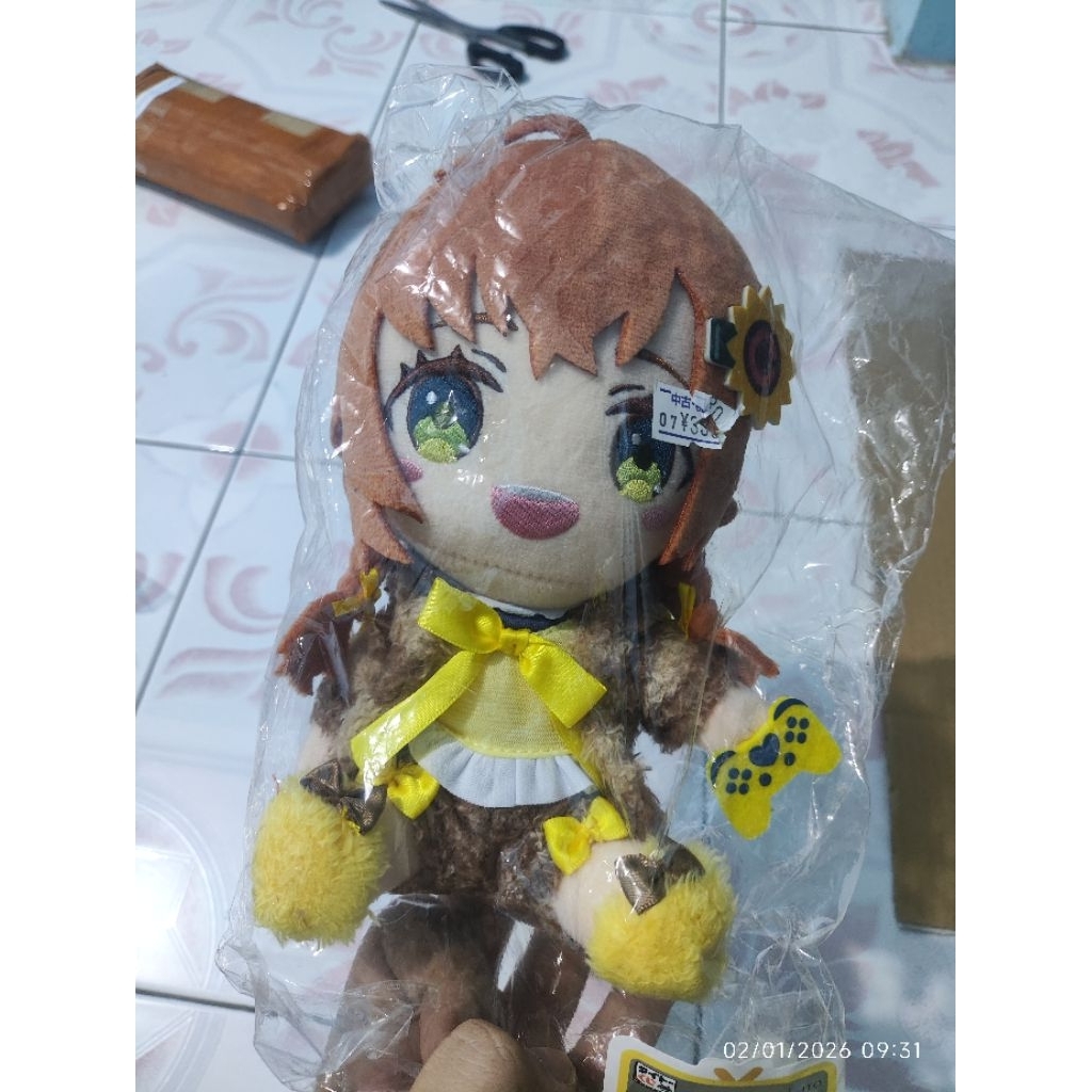 Nijisanji Gamers Girls Himawari Honma Plush Doll Taito Award 18cm(2023)