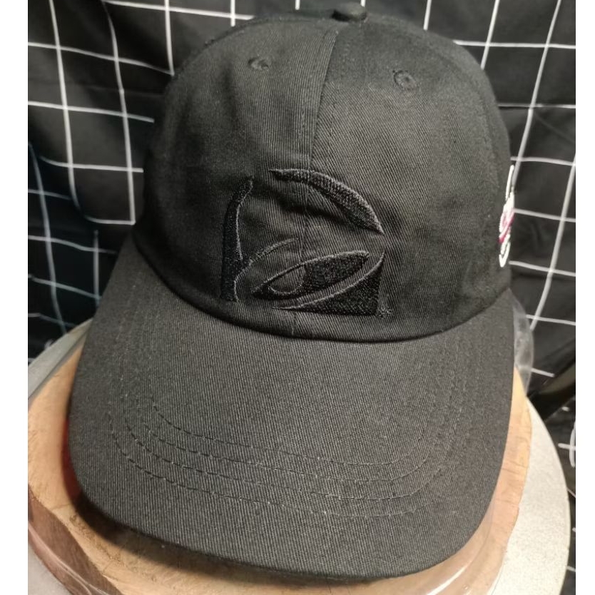 Simple cap- Tacobell-Black on Black-Dewasa