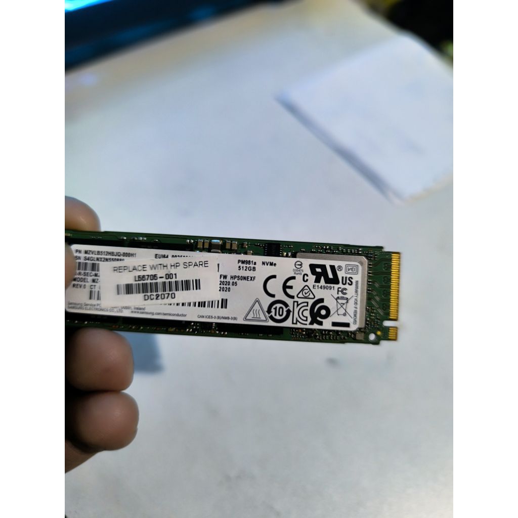 SSD Nvme 512 GB Samsung