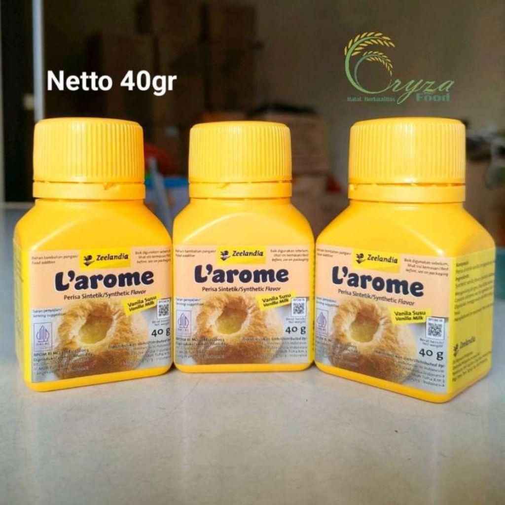 LAROME VANILI BOTOL 40GR