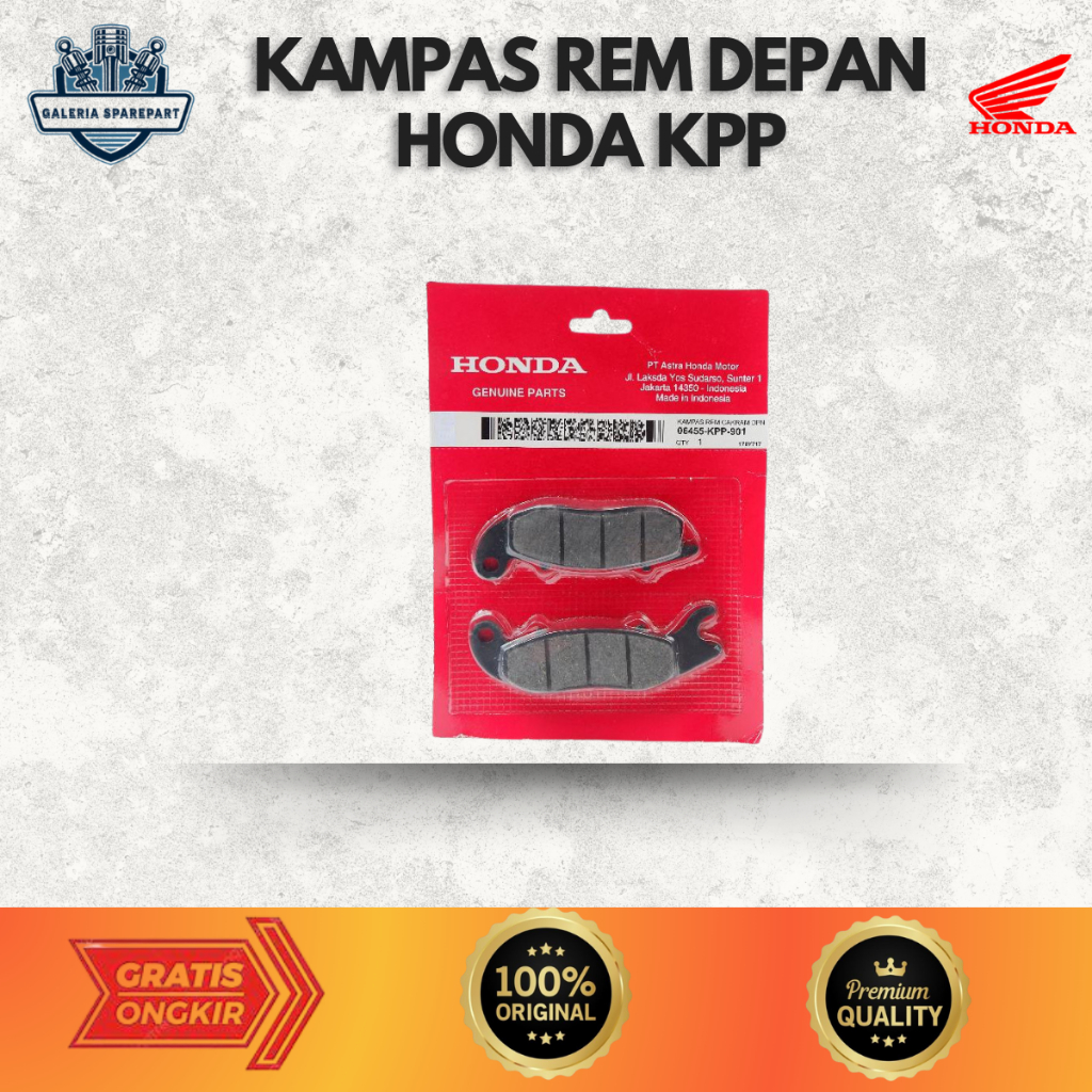 kampas rem - kampas rem depan supra x 125  KPP
