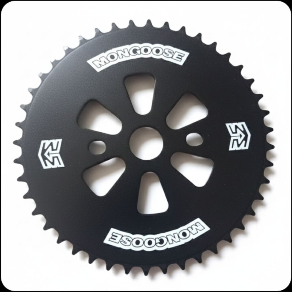 Chainring Mongoose chain ring crank sepeda Bmx original made in taiwan 44 T presisi mantap