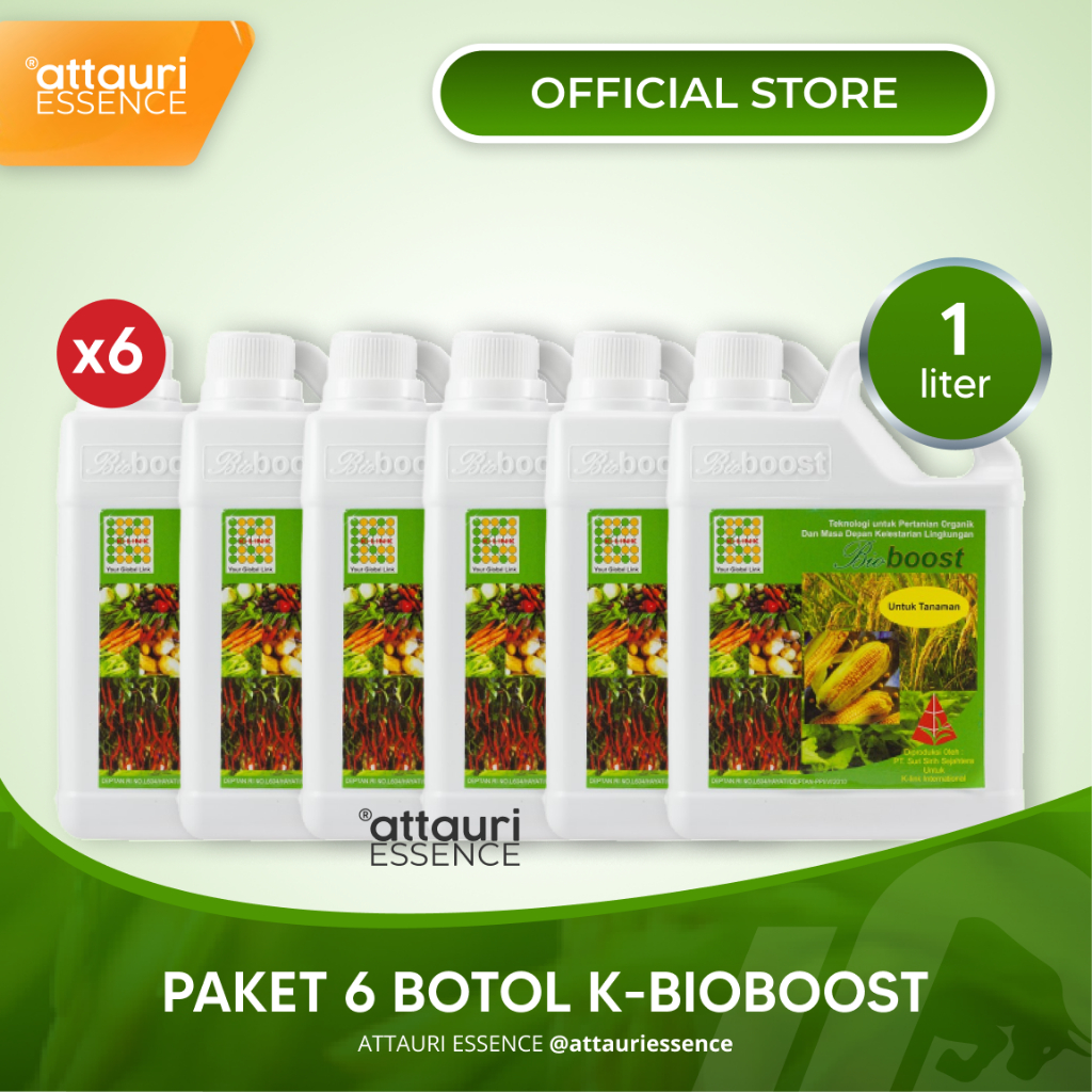 [PAKET HEMAT] K-Link K-BioBoost Original (6 pcs) Pupuk Cair Organik Hayati BioBoost Pupuk Pertanian,