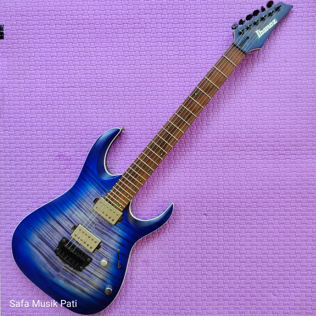 Ibanez Bodi RGA42FM Original, Neck Roasted Maple nyaman, PU. PRS Original, Dryer Grover Gitar Elektr