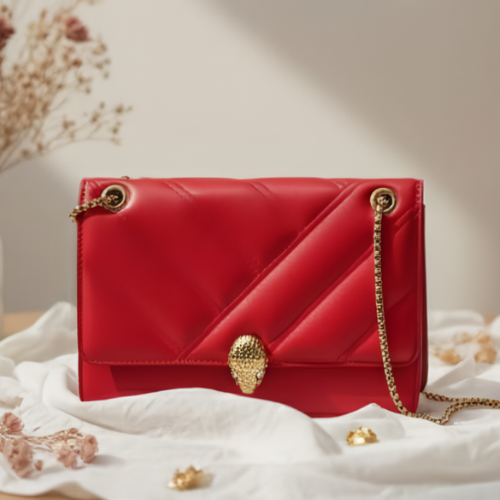 Sandiny Bag - Tas Selempang Wanita Premium Elegant Quilted Design dengan Chain Strap Emas Mewah | Ta