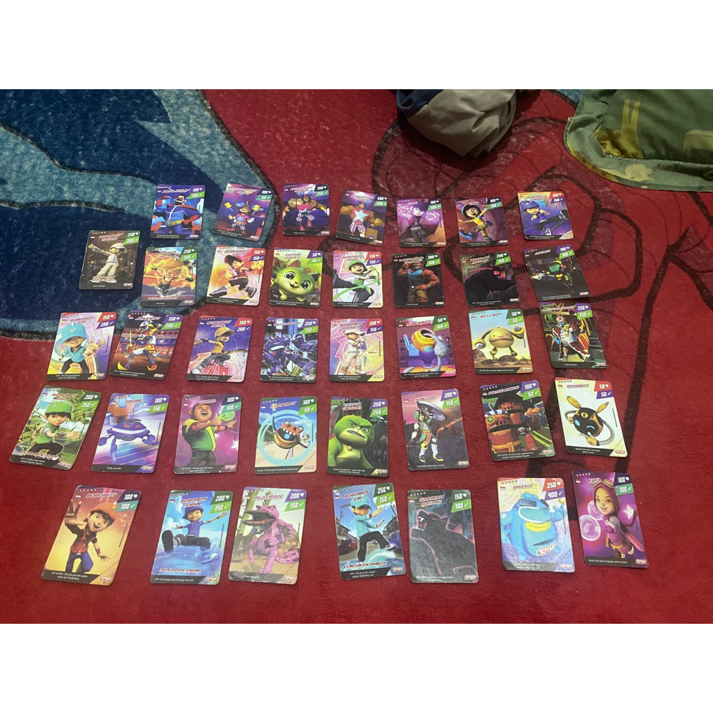 Kartu boboiboy galaxy card ori smax @2018