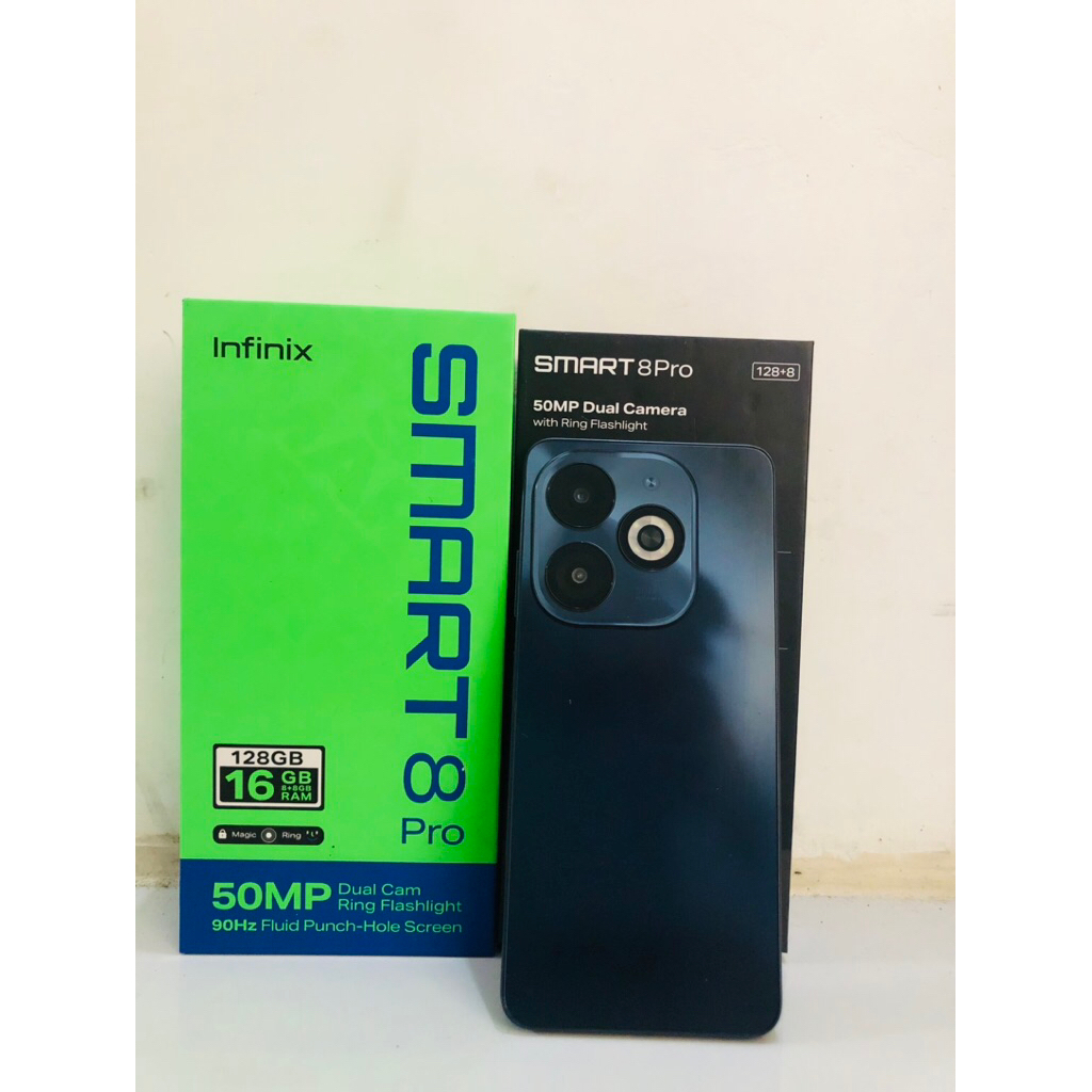 INFINIX SMART 8 Pro 8 128 ORIGINAL SECOND FULLSET