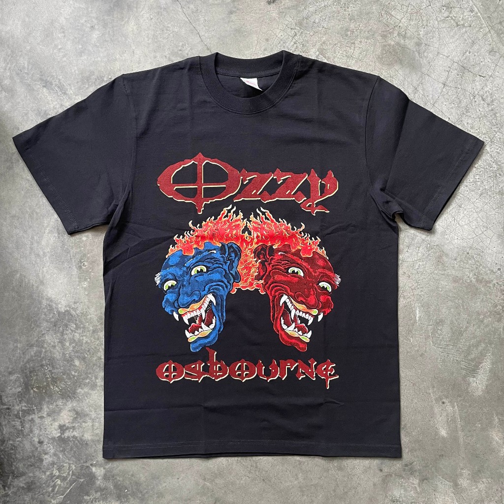 Kaos band Ozzy Osbourne bootleg vintage style