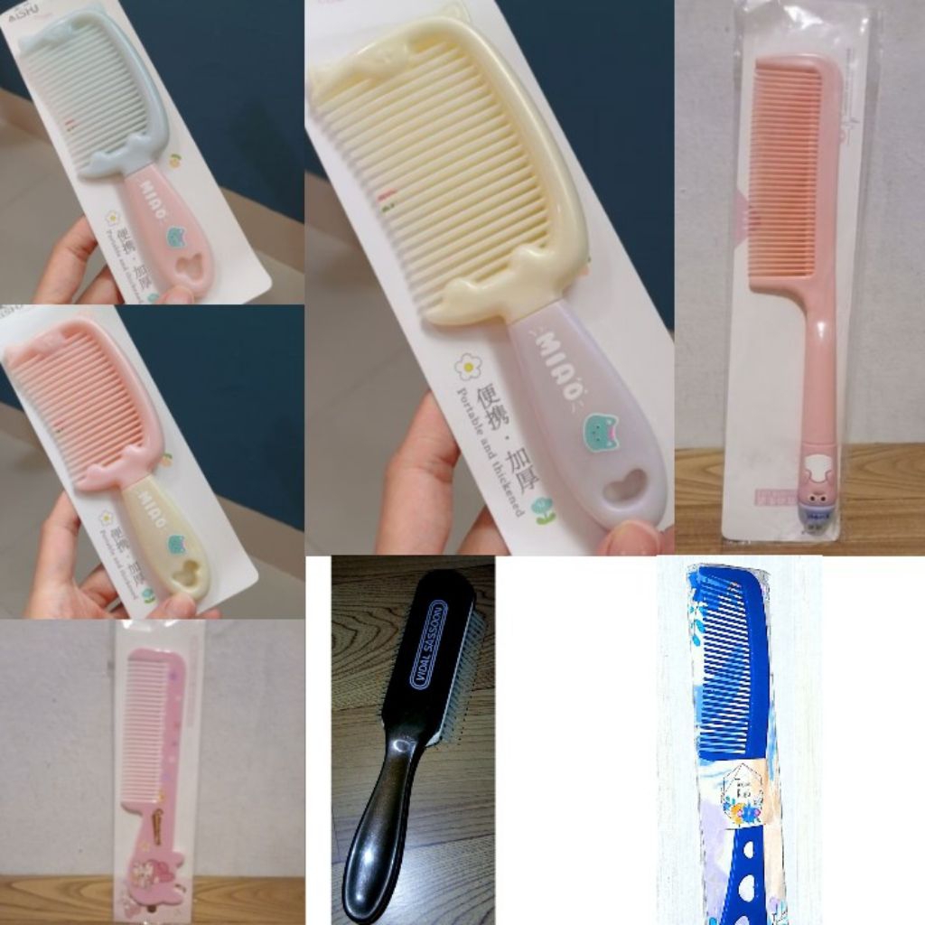 Sisir lucu wet brush anak perempuan girl glitter sanrio kuromi