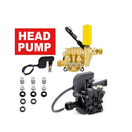 Head Pump Jet Cleaner Kepala Pompa Mesin Pressure Washer Cylinder Head Pump High Pressure Universal 