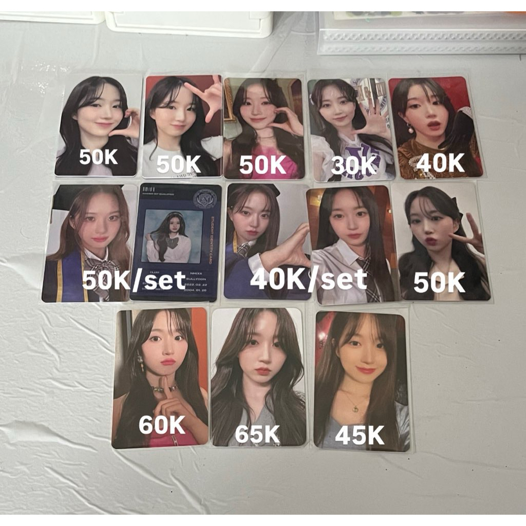 [READY] clearance sale photocard pc nmixx oh haewon pob lucky draw admare entwurf blue valentine jew