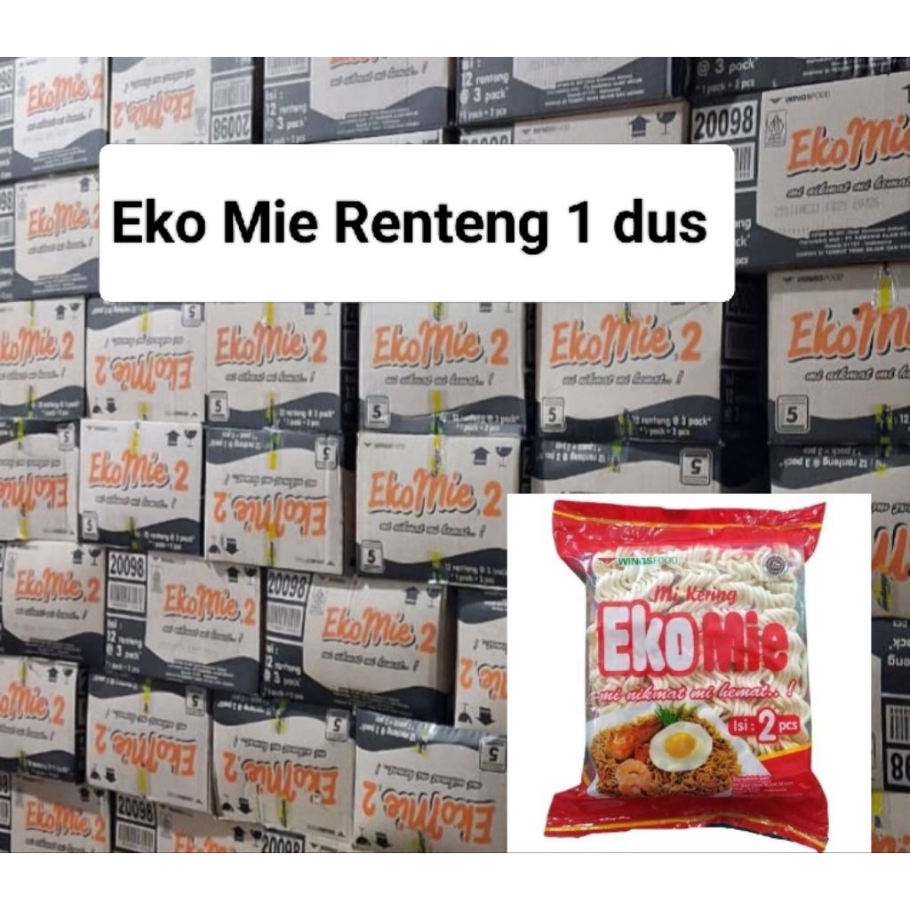 Eko Mie Renteng 1 dus/ karton Isi 36 Pcs