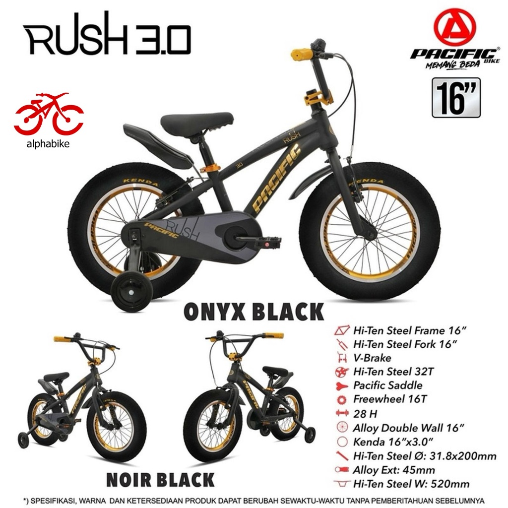 SEPEDA BMX ANAK 16 18 PACIFIC BMX RUSH 3.0