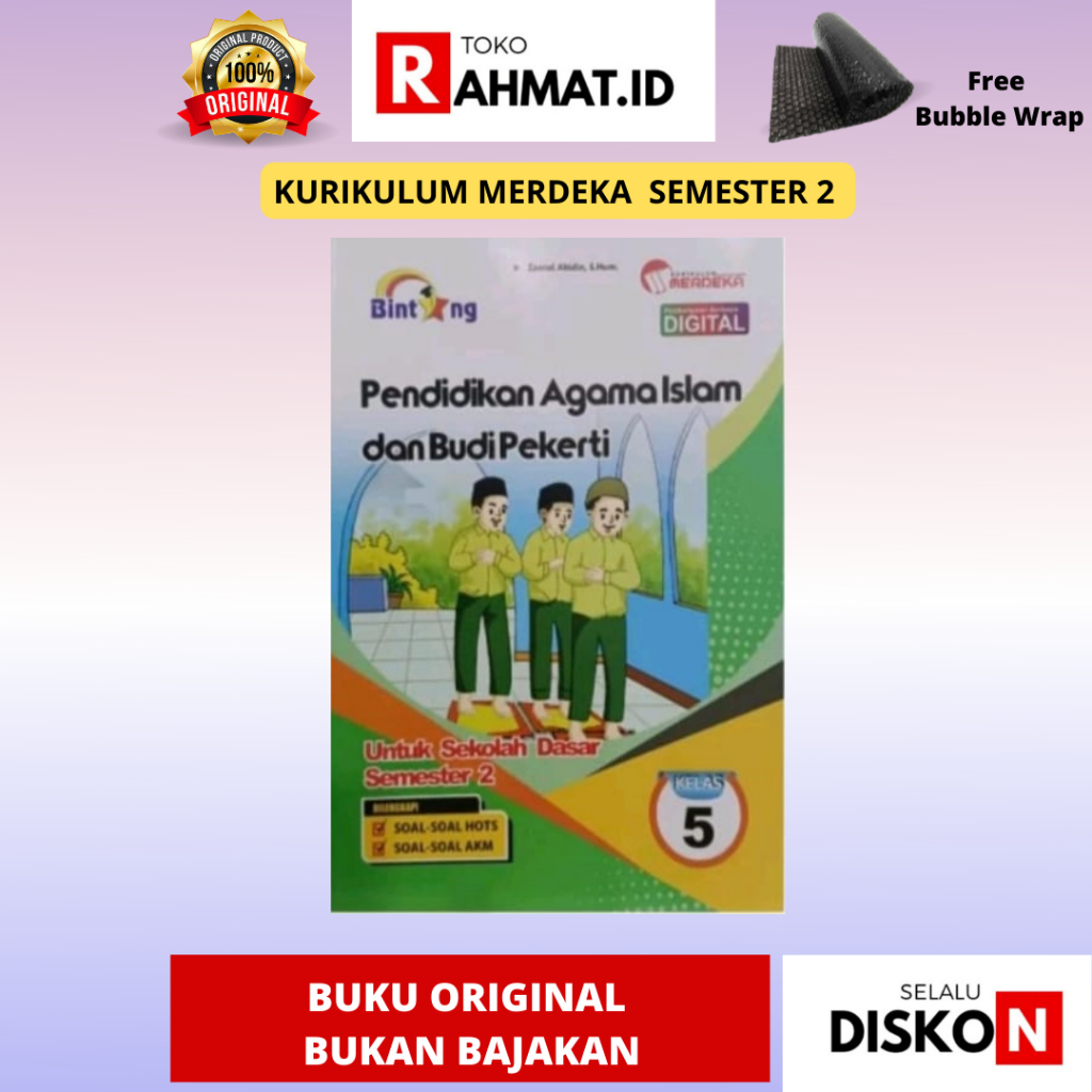 BUKU PAI PENERBIT BINTANG PENDIDIKAN AGAMA ISLAM DAN BUDI PEKERTI PENERBIT BINTANG KELAS 5 SEMESTER 