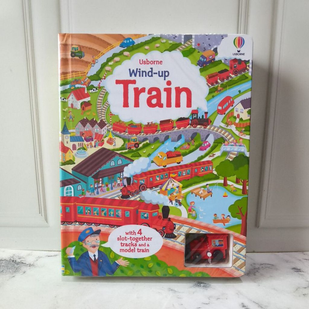 Usborne Wind-up Train / buku anak / children book