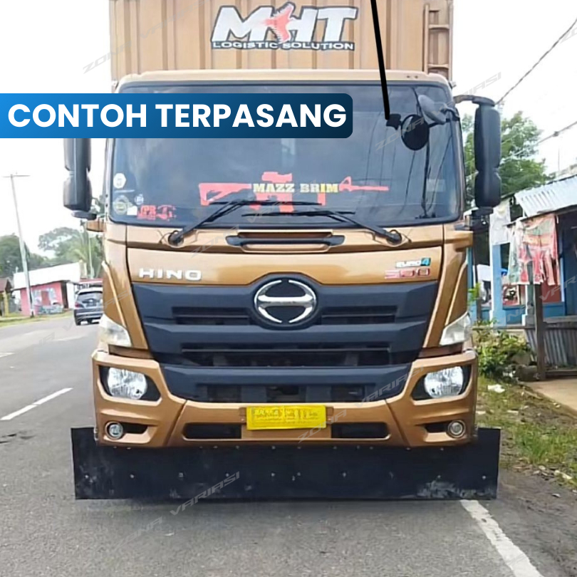Karpet Karet Lumpur Belakang Mobil Truk Fuso ukuran 200 cm x 40 cm