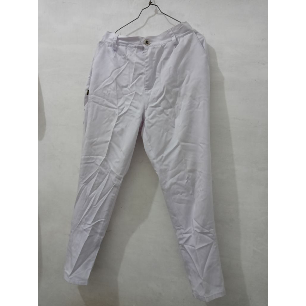 Celana Putih Baggy pants | Preloved | Baca Deskripsi