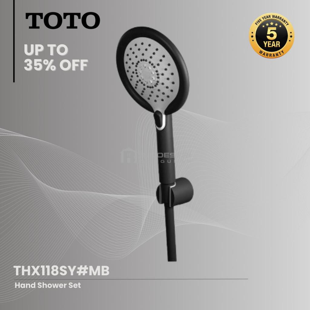 Hand Shower TOTO THX118SY#MB Matte Black / TOTO Hand Shower Set / Hand Shower Hitam
