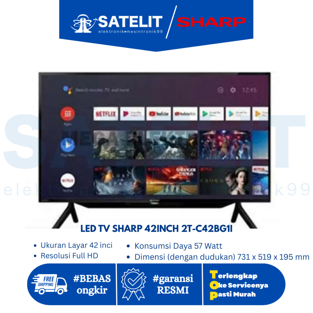 LED TV SHARP 42INCH 2T-C42BG1I