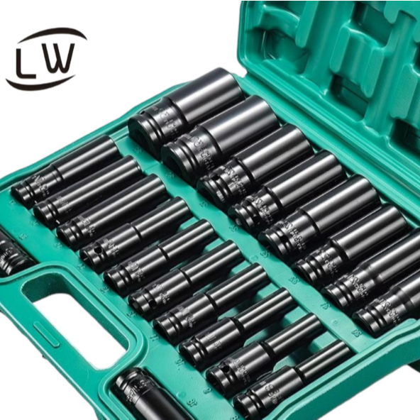 MATA KUNCI SOK IMPACT DRIVER SOCKET SLEEVE IMPACT WRENCH 1 SET 20PCS