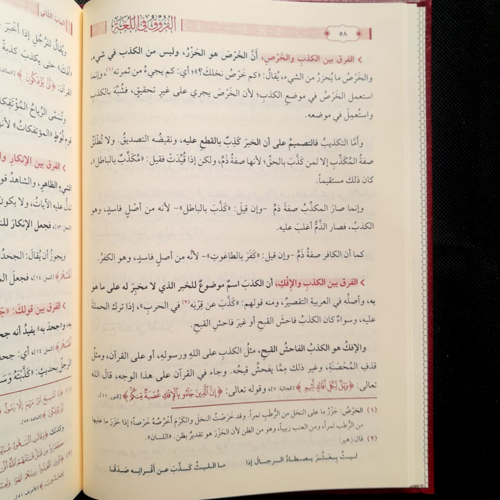 Jual Kitab Al Furuq Fil Lughah Muassasah Alresalah Al Furuq Fil Lughoh | الفروق في اللغة Impor Original di Toko Kitab Alresalah