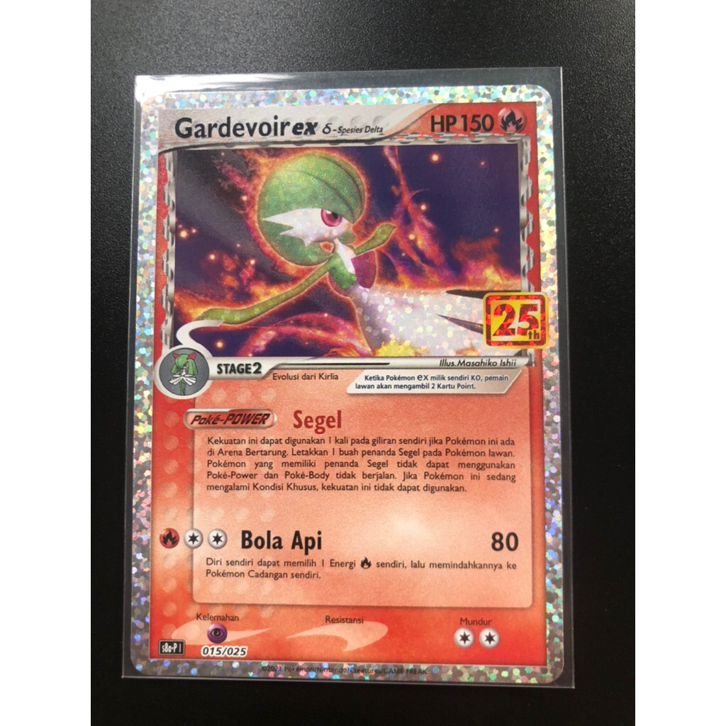 Gardevoir ex 25TH Aniversary Pokemon TCG Indonesia