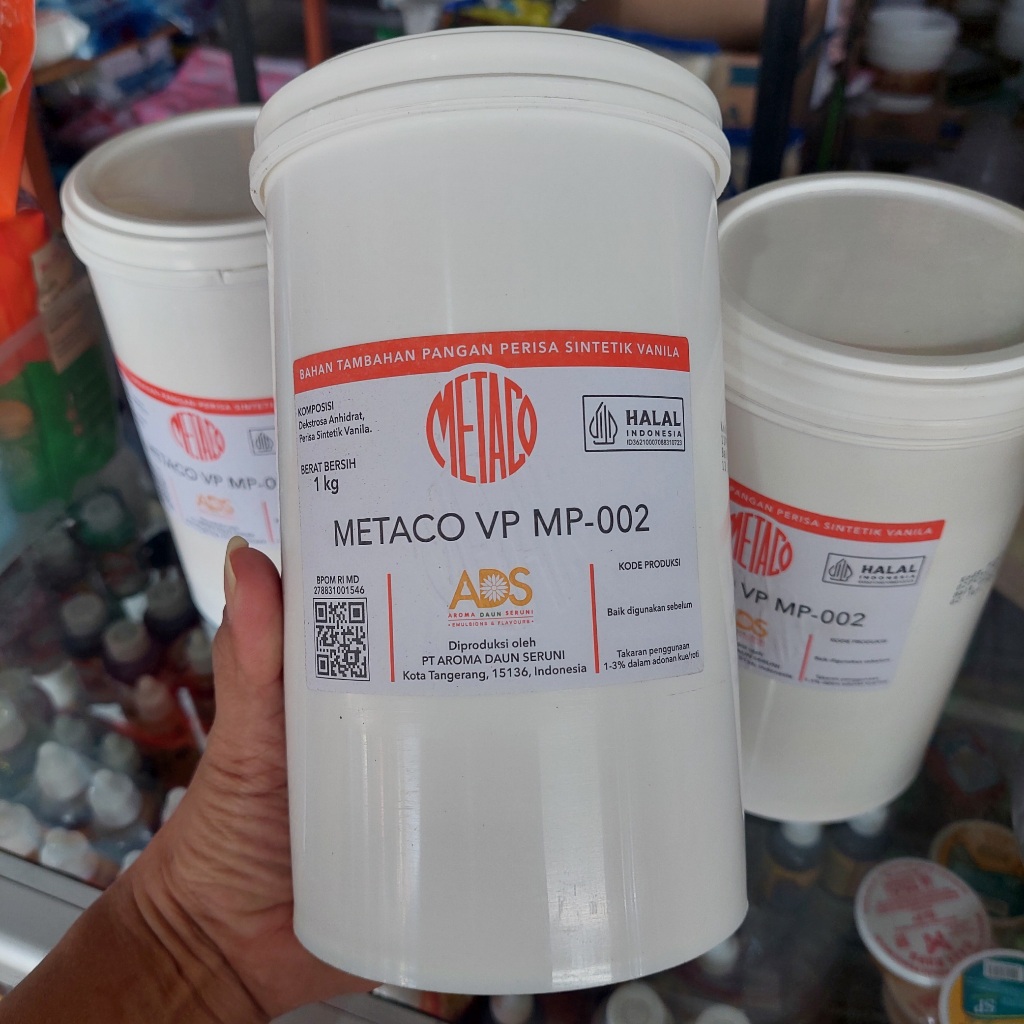 Vanili Kuning Metaco VP MP-002 Kemasan 1 kg
