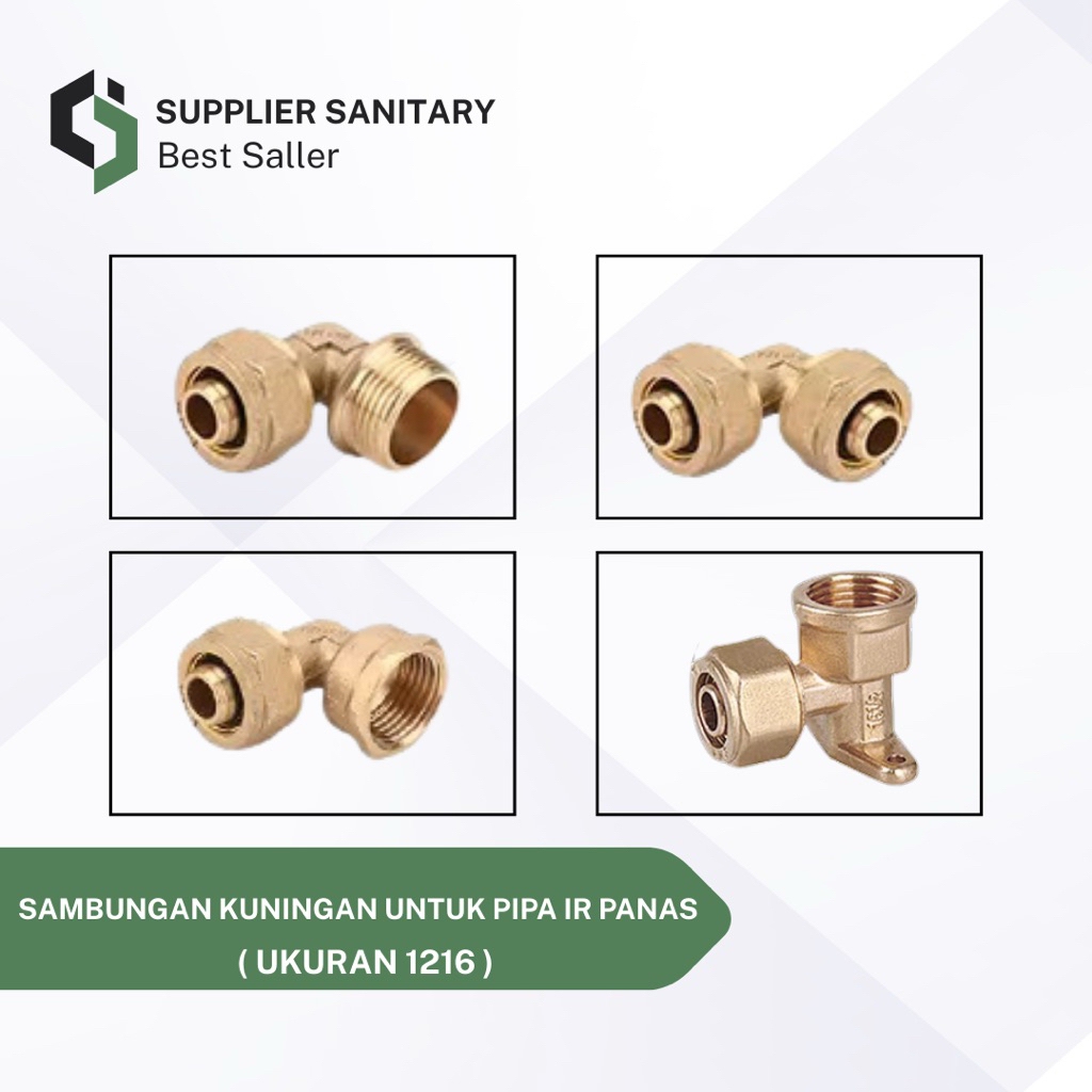 KENI DRAT DALAM KUNINGAN/ELBOW PIPA AIR PANAS