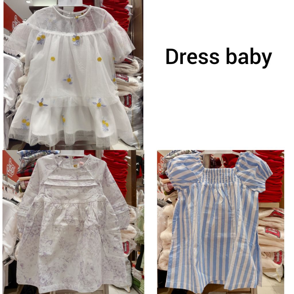 (6bulan-4 tahun) DRESS ANAK ORIGINAL QNA BRAND MATAHARI