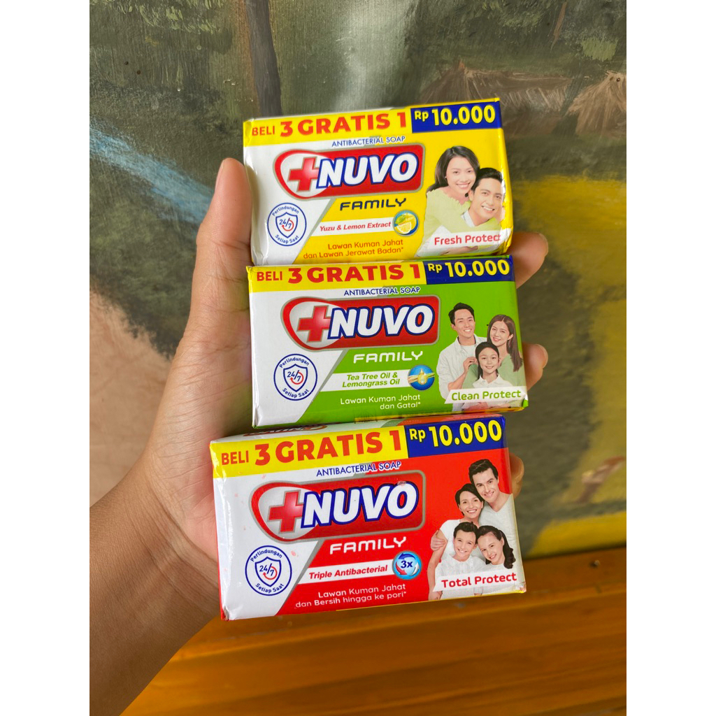 SABUN NUVO Promo Sabun Batang Nuvo Family