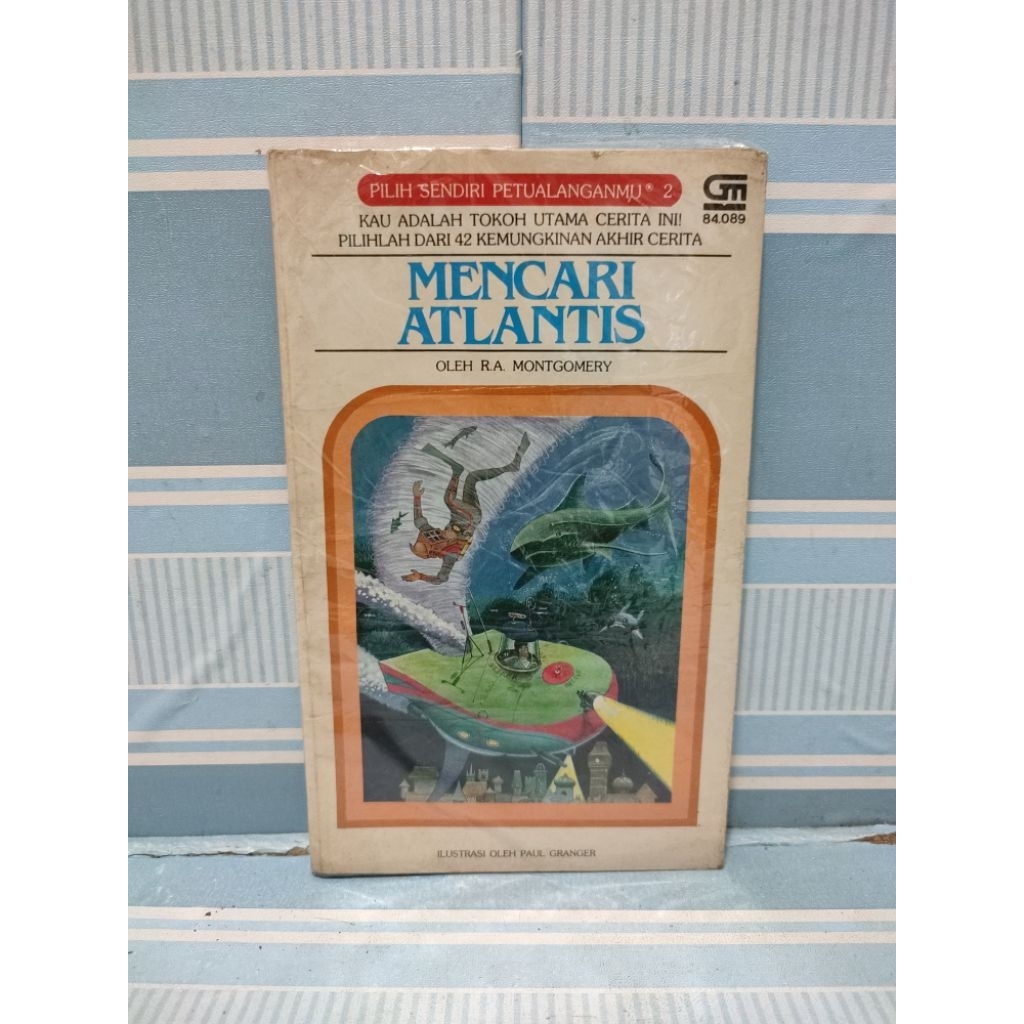 Novel pilih sendiri petualanganmu mencari atlantis