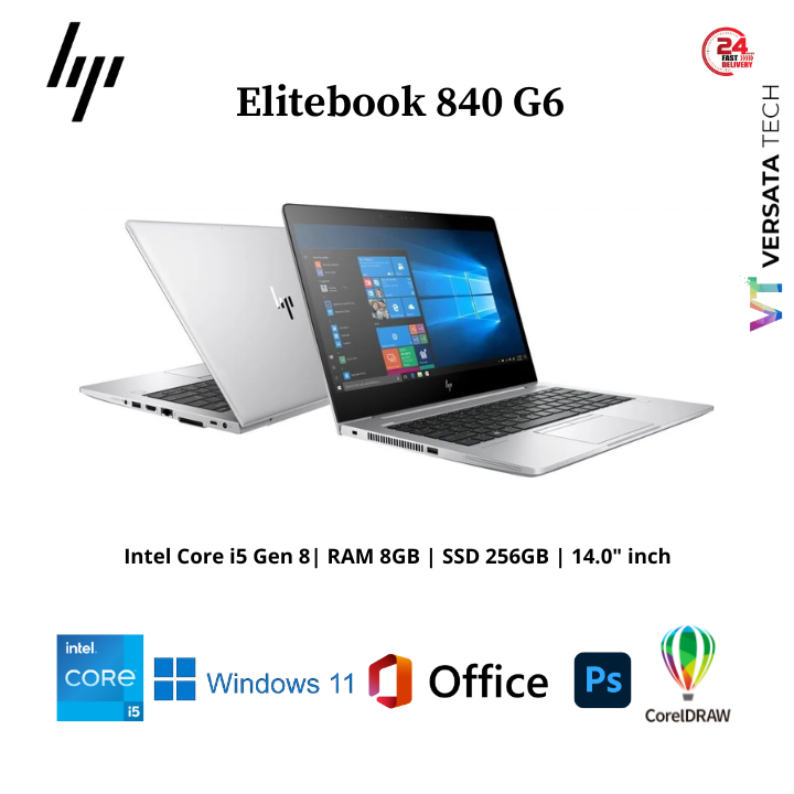Hp Elitebook 840 Core i5/i7 RAM 16GB SSD 512GB Laptop Bergaransi Murah