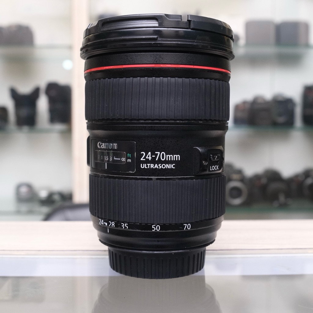 Lensa canon 24 70mm f2.8 mark ii lensa zoom canon 24-70mm f2.8 L II USM constan
