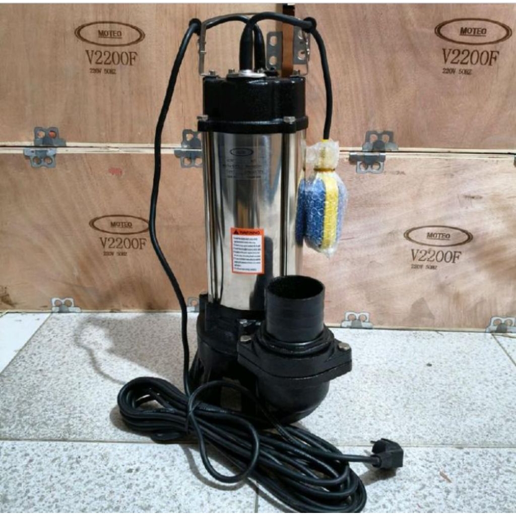 POMPA CELUP 3 HP STAINLESS 3 INCH POMPA MOTEO V2200F 3 INCH OTOMATIS...