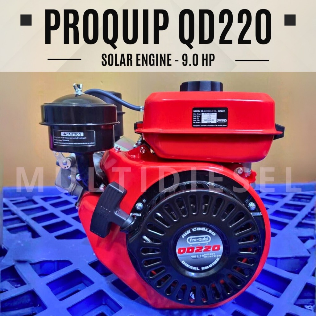 Engine Mesin Penggerak Solar PRO-QUIP QD220 9 HP