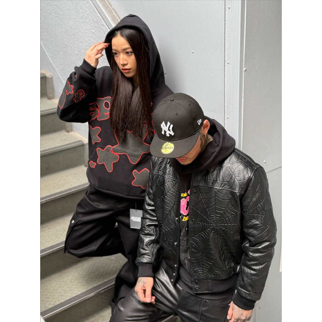 Sp5der Beluga Outline Hoodie