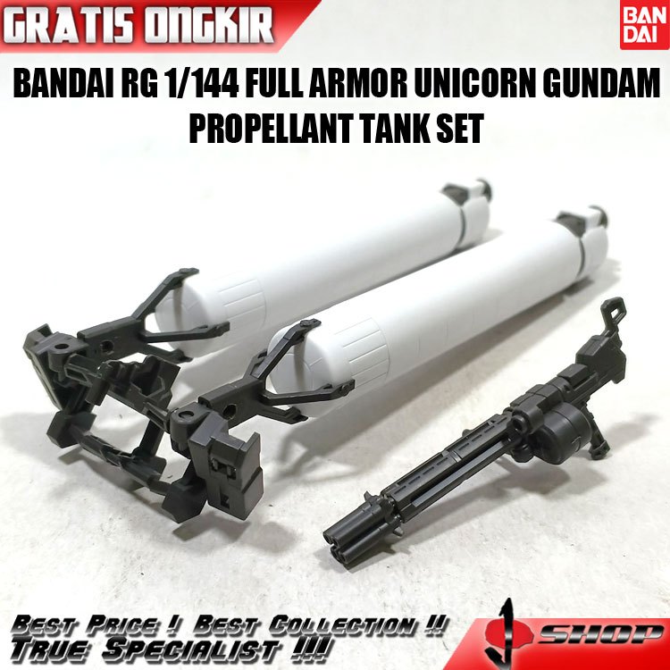 BANDAI RG 1/144 FULL ARMOR UNICORN GUNDAM PROPELLANT TANK SET RG392