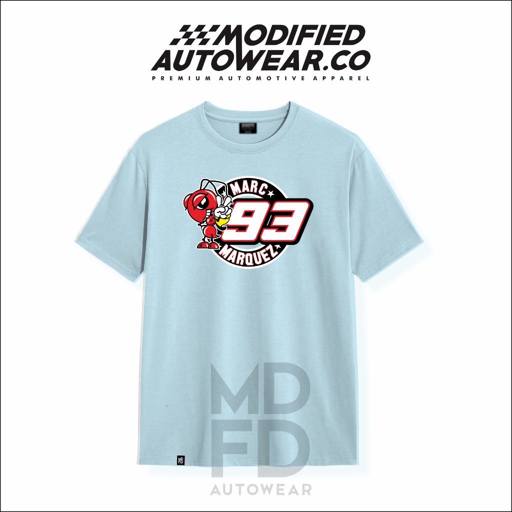 kaos motor Marc Marquez modified autowear premium kaos lengan panjang hoodie Marc Marquez Lebah Logo