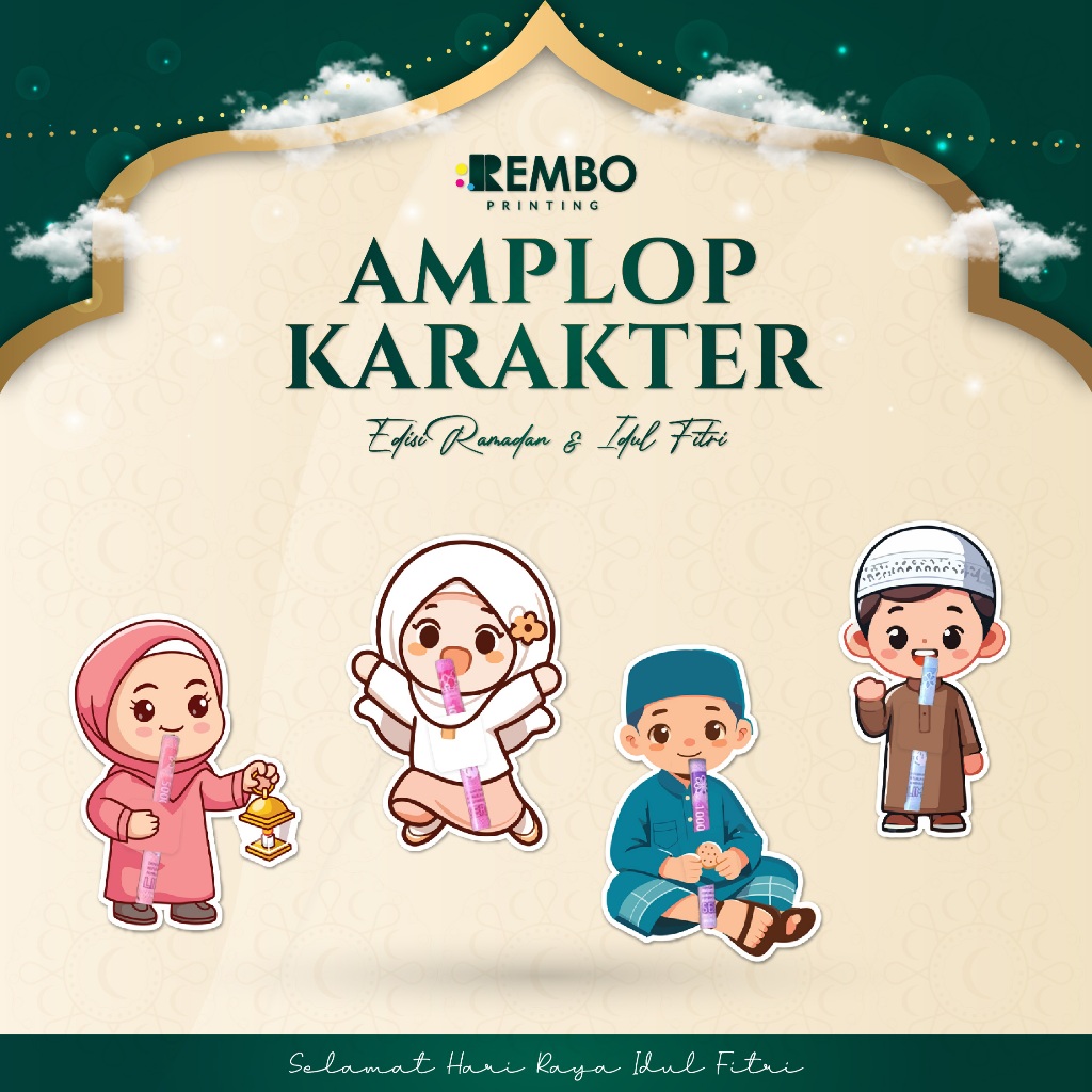 AMPLOP THR IDUL FITRI / AMPLOP THR KARAKTER / AMPLOP KARAKTER / AMPLOP LUCU KARAKTER / AMPLOP LUCU /