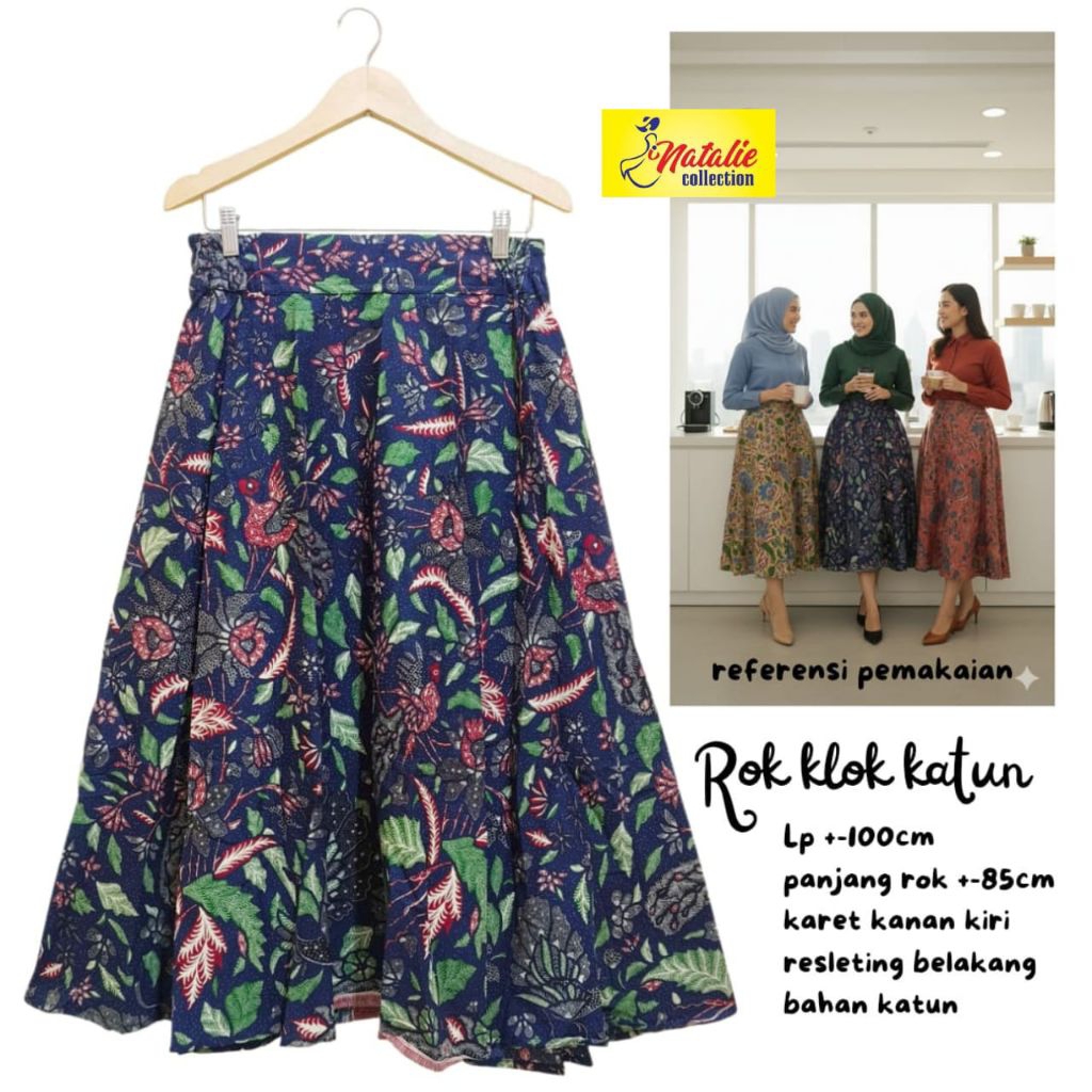 Rok klok katun batik tiga negeri ori batik solo