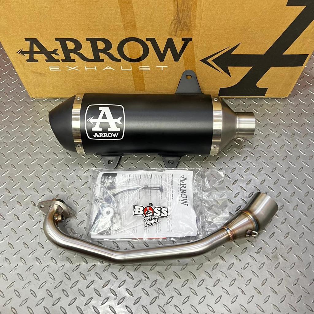 Knalpot Arrow New Fullsystem Vespa Aprillia SR GT